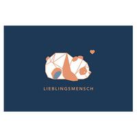 Glückwunschkarte Kupfergold aus Papier - Multicolor, Basics, Papier (24/17,5cm)