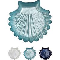 Tavă decorativă Shell - sticlă (20/20/3cm)