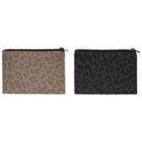 Kosmetiktasche Rina diverse Designs - Beige/Schwarz, Kunststoff/Textil (16,5/10,5cm) - Mömax