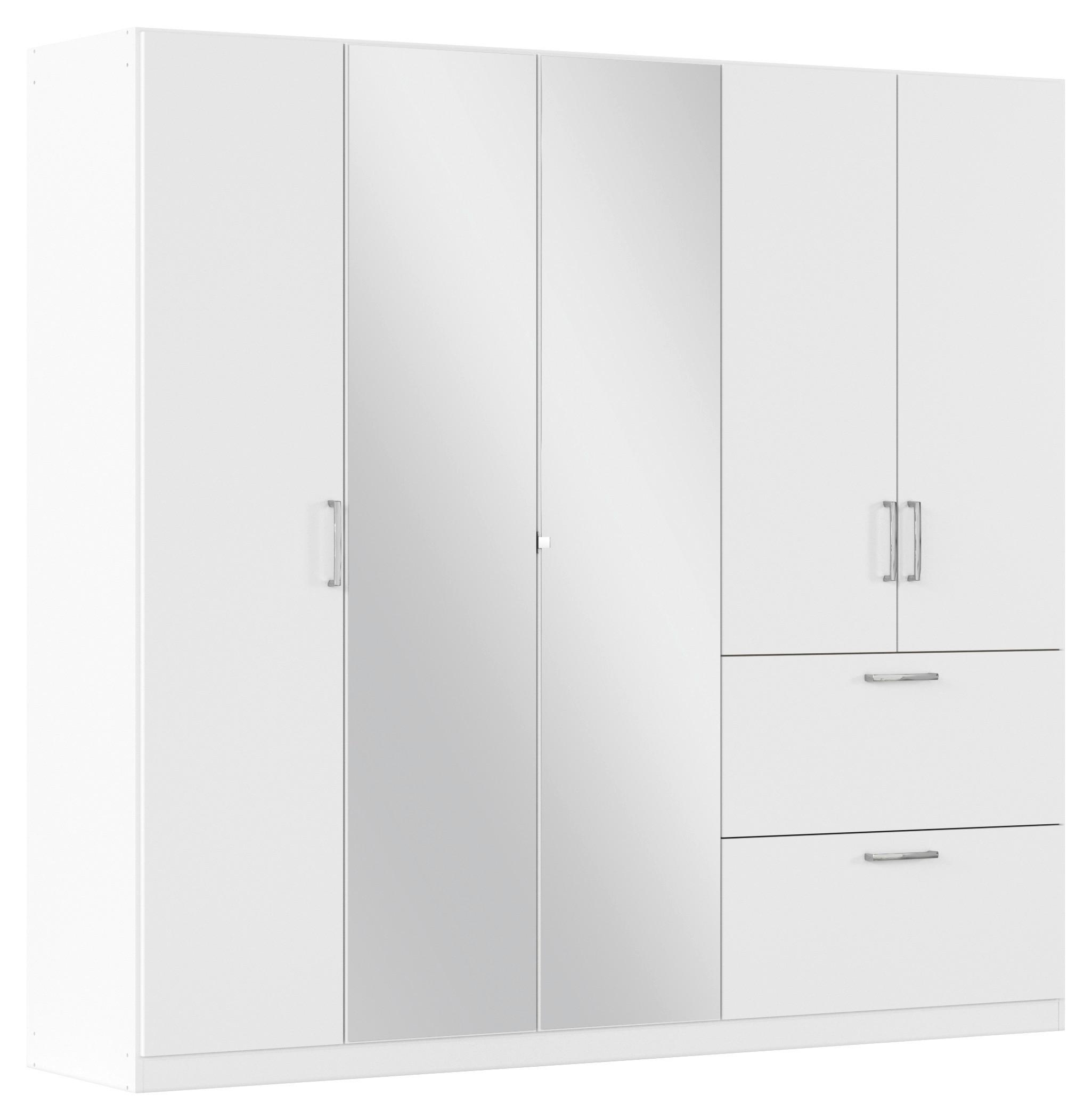 DULAP USI ROTATIVE PADUA - alb, Modern, material pe bază de lemn (225/210/54cm) - Modern Living