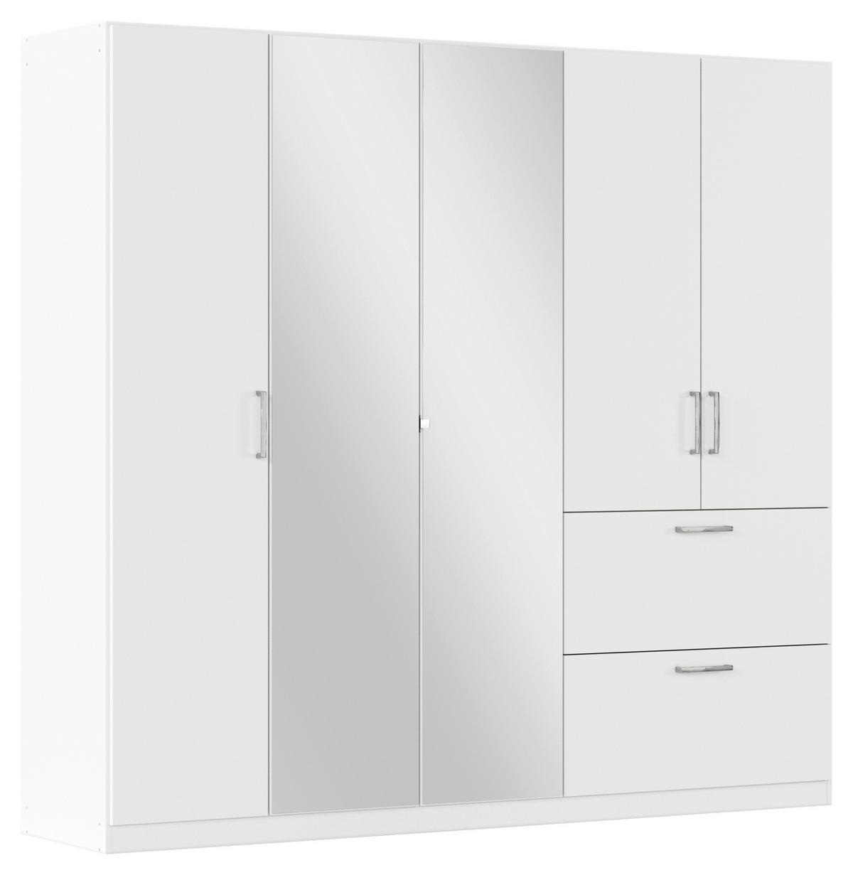 DULAP USI ROTATIVE PADUA - alb, Modern, material pe bază de lemn (225/210/54cm) - Modern Living