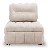 SCHLAFSESSEL LIARA - Beige/Schwarz, MODERN, Holz/Textil (88/87/110cm) - Bessagi Home