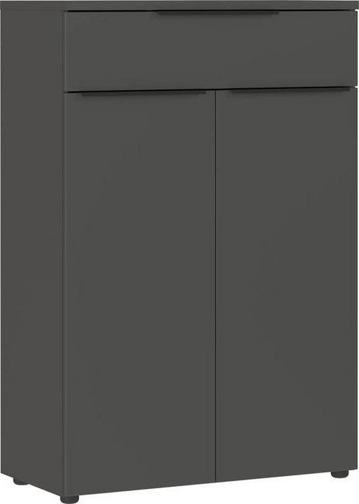 armoire à dossiers in Graphitfarben - Graphitfarben, Modern, Holzwerkstoff (81/120/40cm) - Premium Living