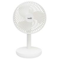 Akkumulátoros Asztali Ventilátor Tf14b - fehér, műanyag/fém (16/29/13,8cm)