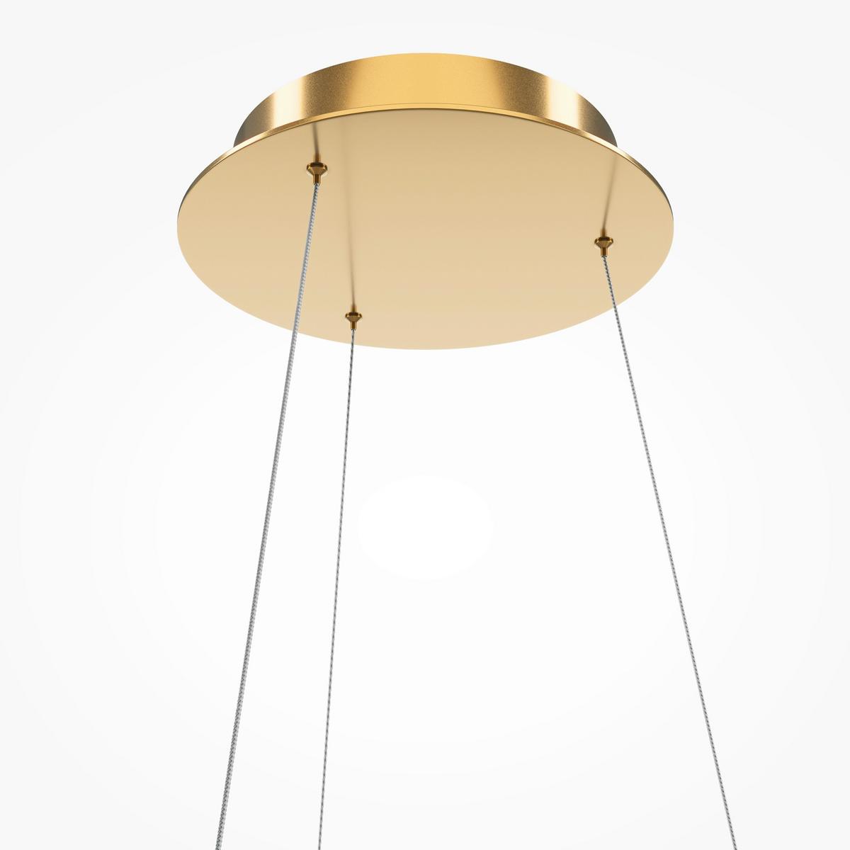 Pendelleuchte P097pl-L48bs3k - Messingfarben, Design, Metall (45/374cm) - MAYTONI