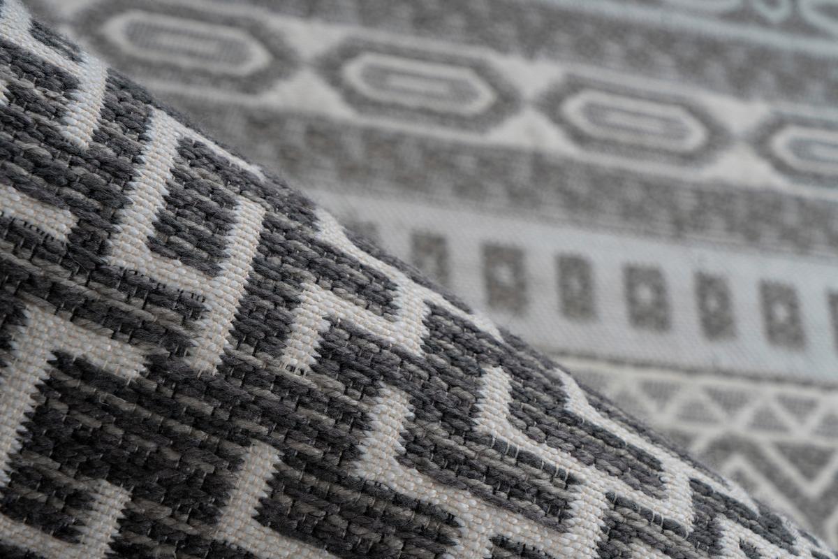 OUTDOORTEPPICH 9KW53-160-230-E YOGA - Taupe/Creme, Trend, Textil (160/230cm) - Kayoom