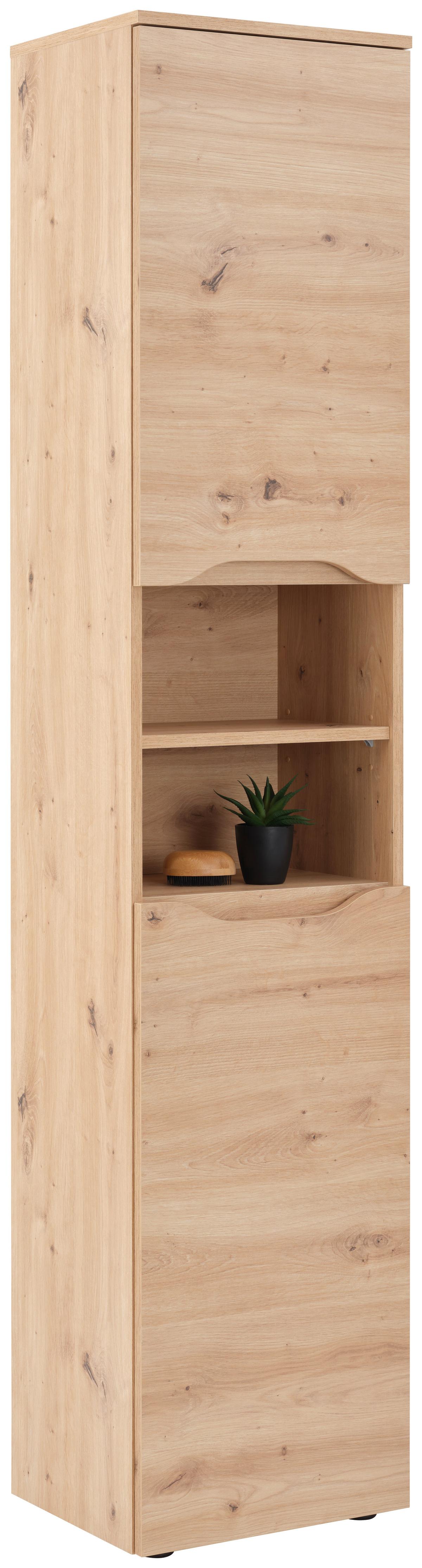 Dulap înalt Giga - stejar Artisan, Modern, material pe bază de lemn (40/190/32cm)