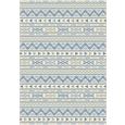 Flachwebeteppich Kelim Blau/natur 160x230cm - Blau/Naturfarben, MODERN, Textil (160/230cm) - MÖMAX modern living