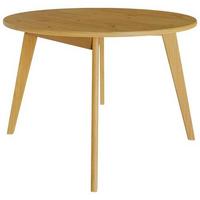 STÓŁ DO JADALNI MAHOE ESSTISCH NATUR - kolor naturalny, Modern, drewno (120/120/76cm) - MID.YOU