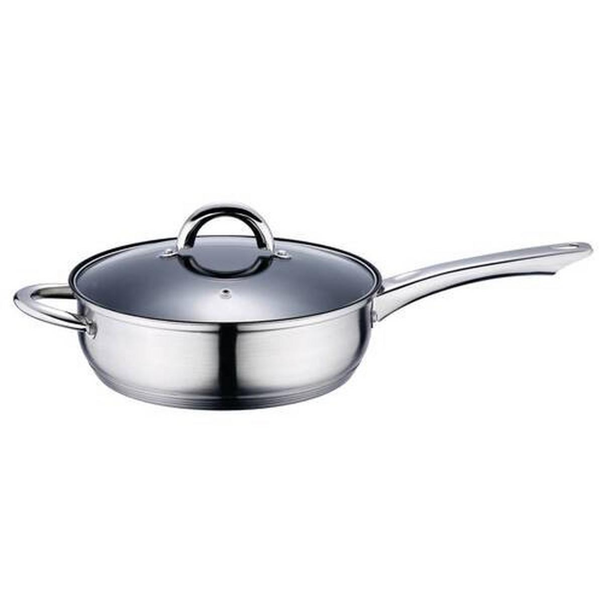 Kochtopset Jumbo, 12-teilig - Edelstahlfarben/Transparent, MODERN, Glas/Metall