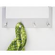 Türgarderobe Edelstahlfarben - Edelstahlfarben, Metall (32/11,5/4cm) - Mömax modern living Türgarderobe Edelstahlfarben - Edelstahlfarben, Metall (32/11,5/4cm) - Mömax modern living