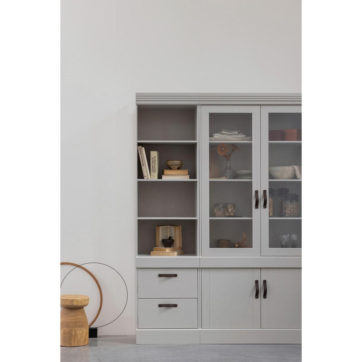 Mehrzweckschrank Bold Weiß - Weiß, Design, Holz (54/215/43cm) - Livetastic