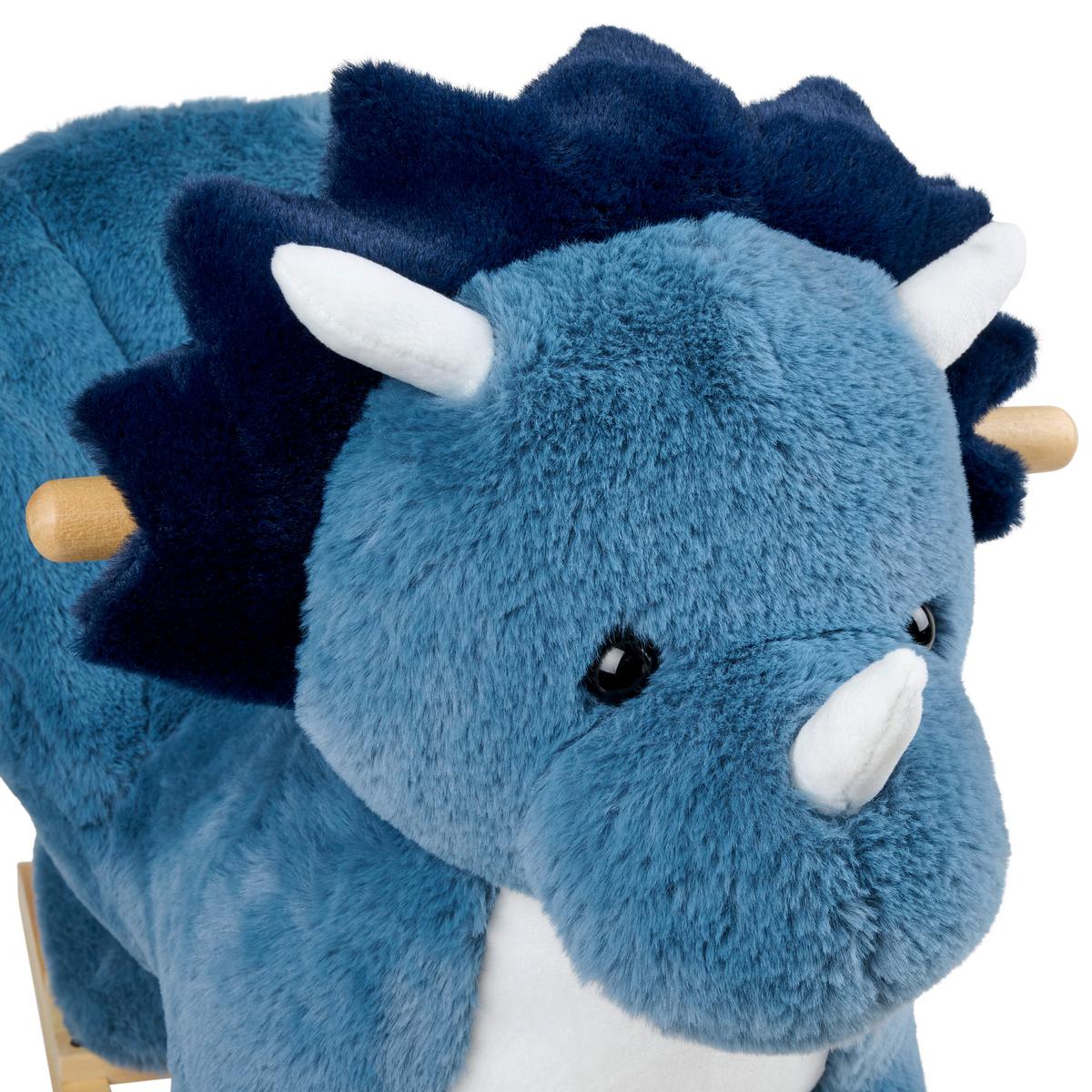 ZWIERZĄTKO NA BIEGUNACH DIDI - écru/niebieski, Trend, metal/drewno (68/33/55cm) - Patinio