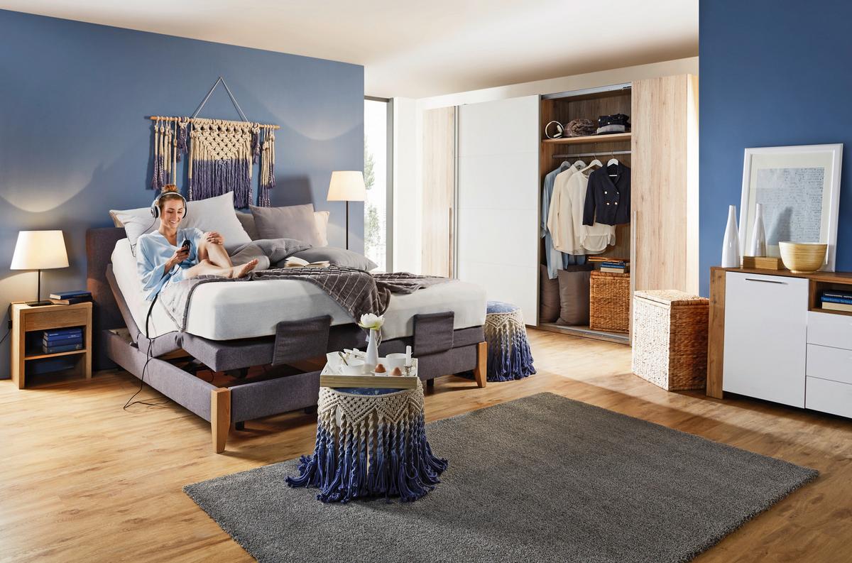 Ormar S Kliznim Vratima Joker - bijela/boje hrasta, Konvencionalno, drvni materijal/drvo (315/225/61cm) - Based