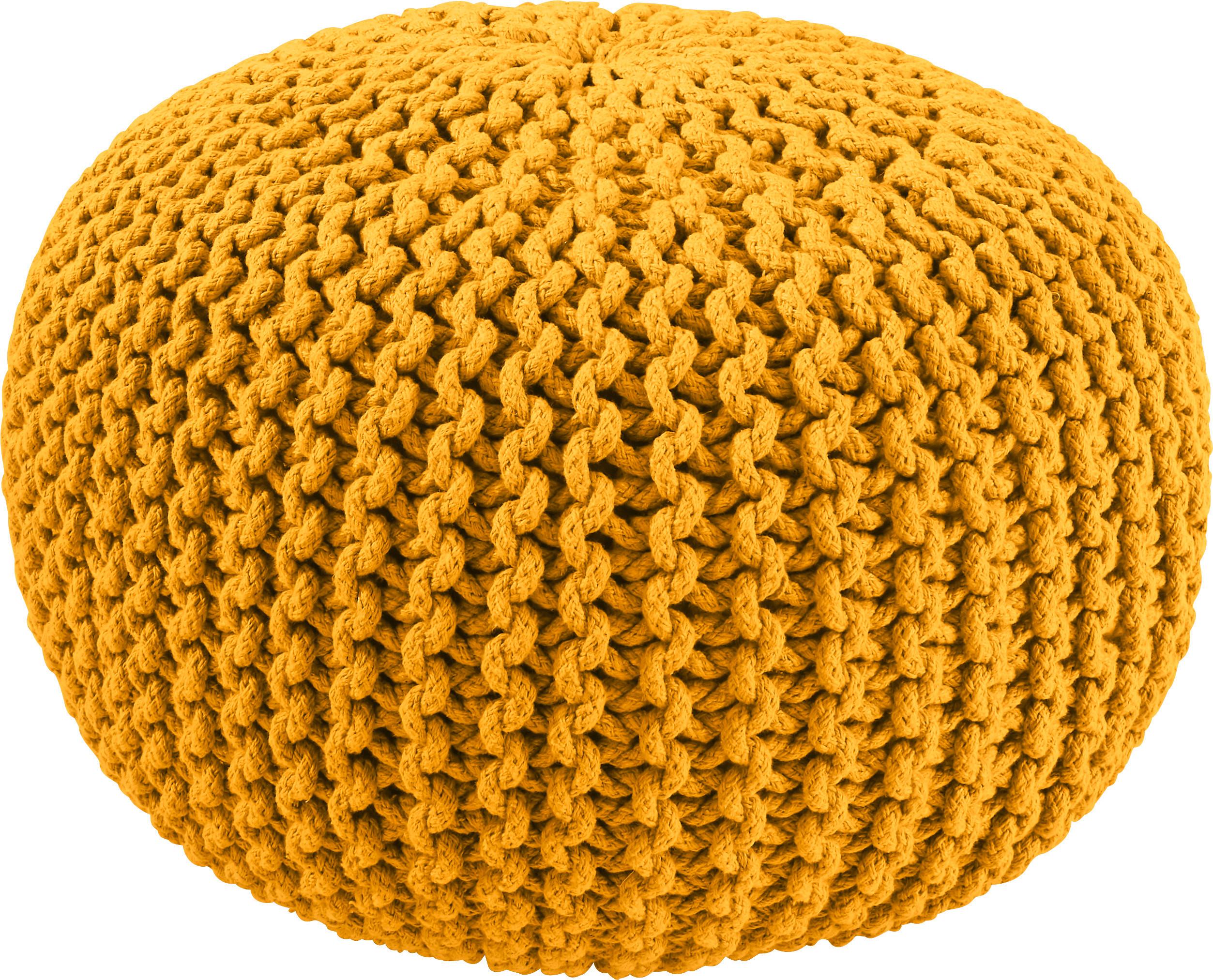 Sitzkissen Aline in Gelb ca. 50x30cm - Gelb (50/30cm) - Premium Living