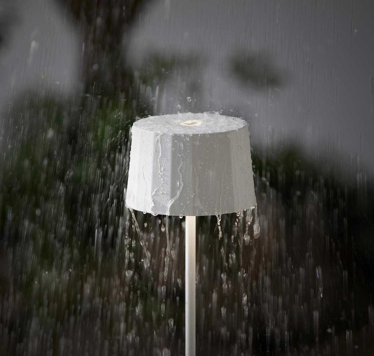 LAMPA STOŁOWA Z AKUMULATOREM PLEAT - czarny, Design, tworzywo sztuczne/metal (11/35cm) - Dieter Knoll