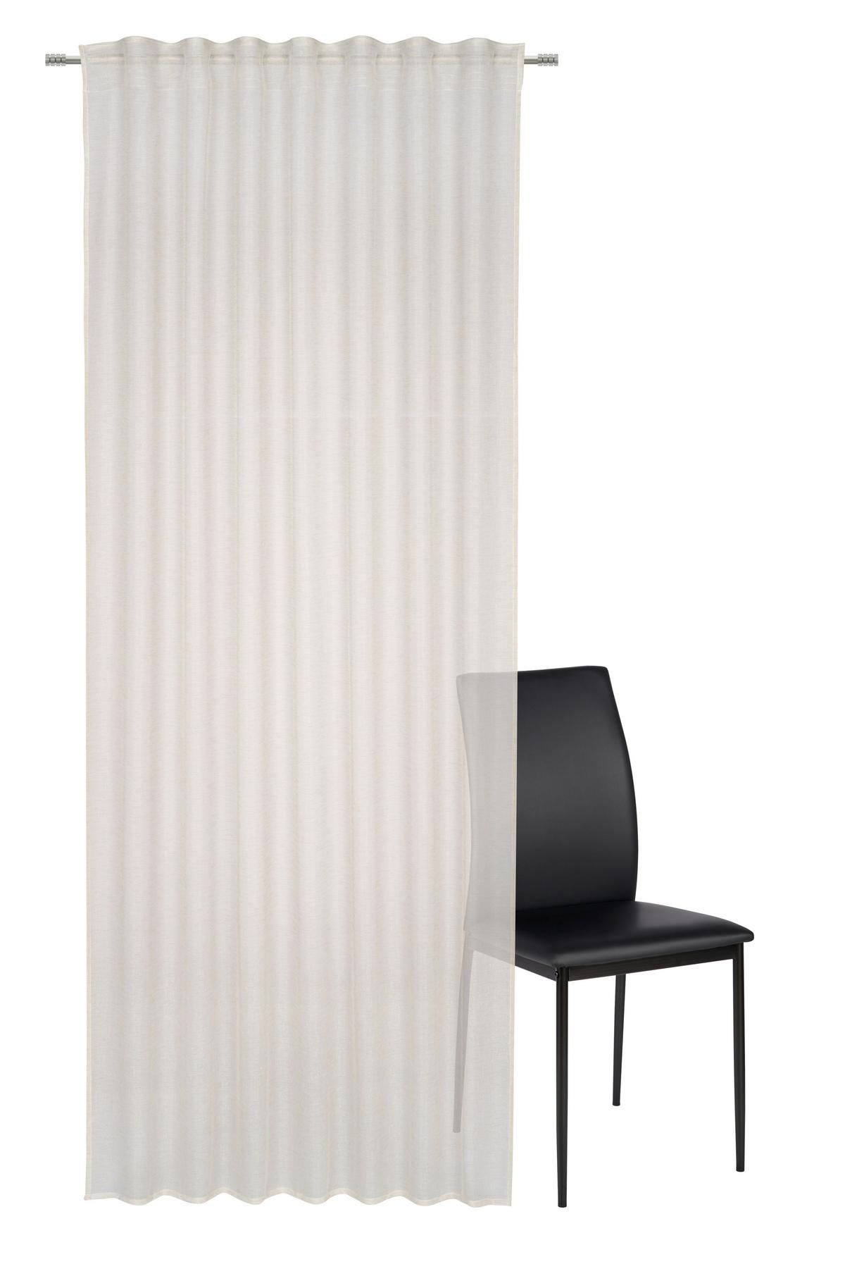 ZASŁONA GOTOWA MOLA - beżowy, Basics, tkanina (140/245cm) - Esposa