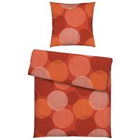 POŚCIEL CERCHI - terakota, tkanina (135/200cm) - Novel