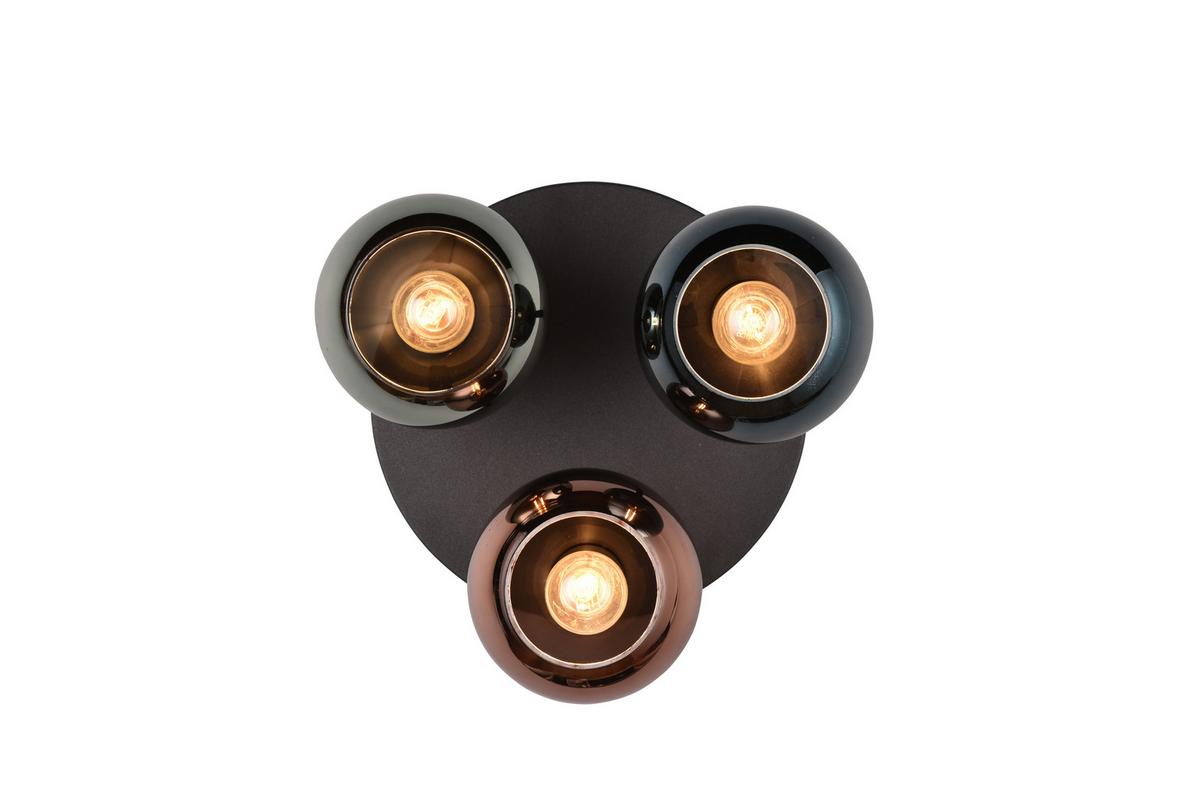 LAMPA SUFITOWA R61303017 SHELDON - niebieski/różnokolorowy, Design, metal/szkło (33/20cm)
