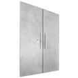 Türenset in Grau - Alufarben/Grau, MODERN, Holzwerkstoff/Metall (75,6/102,3cm) - Mömax modern living Türenset in Grau - Alufarben/Grau, MODERN, Holzwerkstoff/Metall (75,6/102,3cm) - Mömax modern living