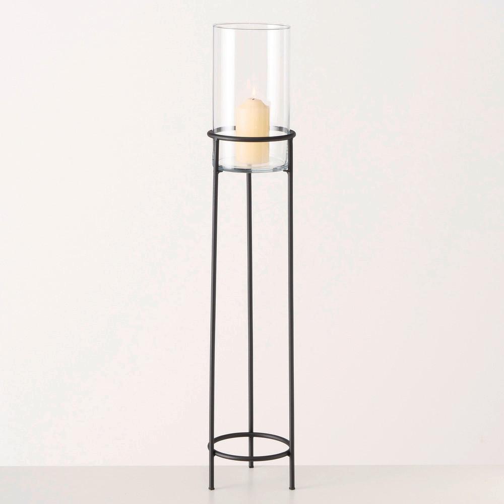 LATARENKA 2035252 - INDUSTRIAL LIVING - czarny, Basics, metal/szkło (22/95cm) - Boltze Home