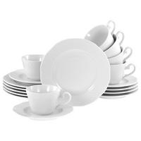 Kavni Servis Arianne, 18-Delni - bela, Basics, keramika - Creatable