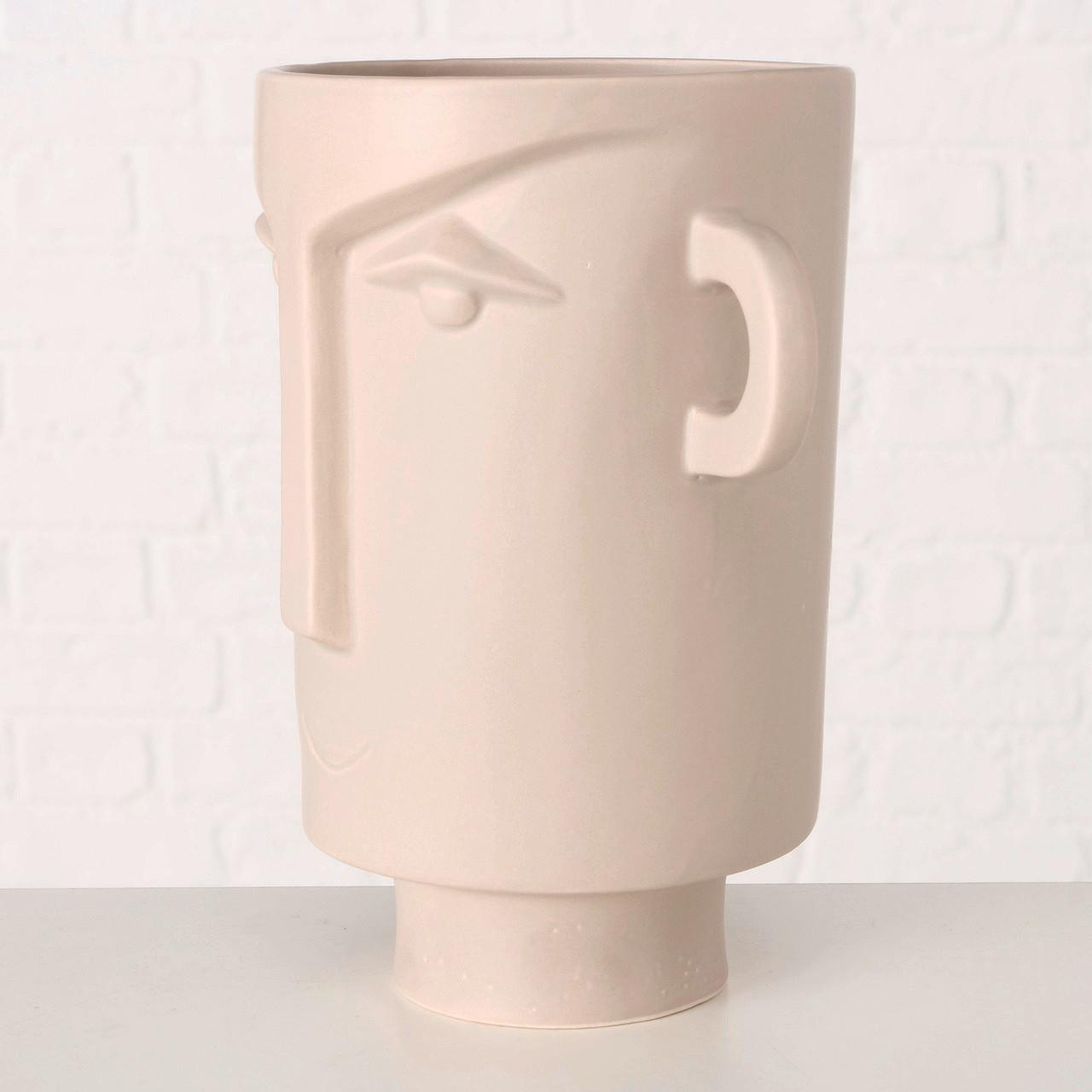 Cvetlični Lonček Brosyo I -Paz- - bež, Moderno, keramika (22/15cm) - Modern Living
