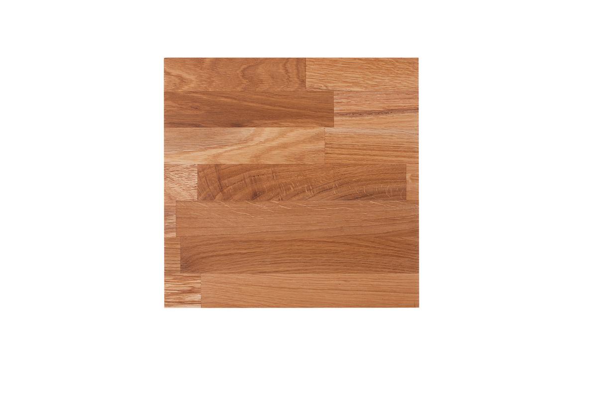 GARTENHOCKER Eichefarben H: 40 cm - Eichefarben, Basics, Holz (30/40/30cm) - Gardenson