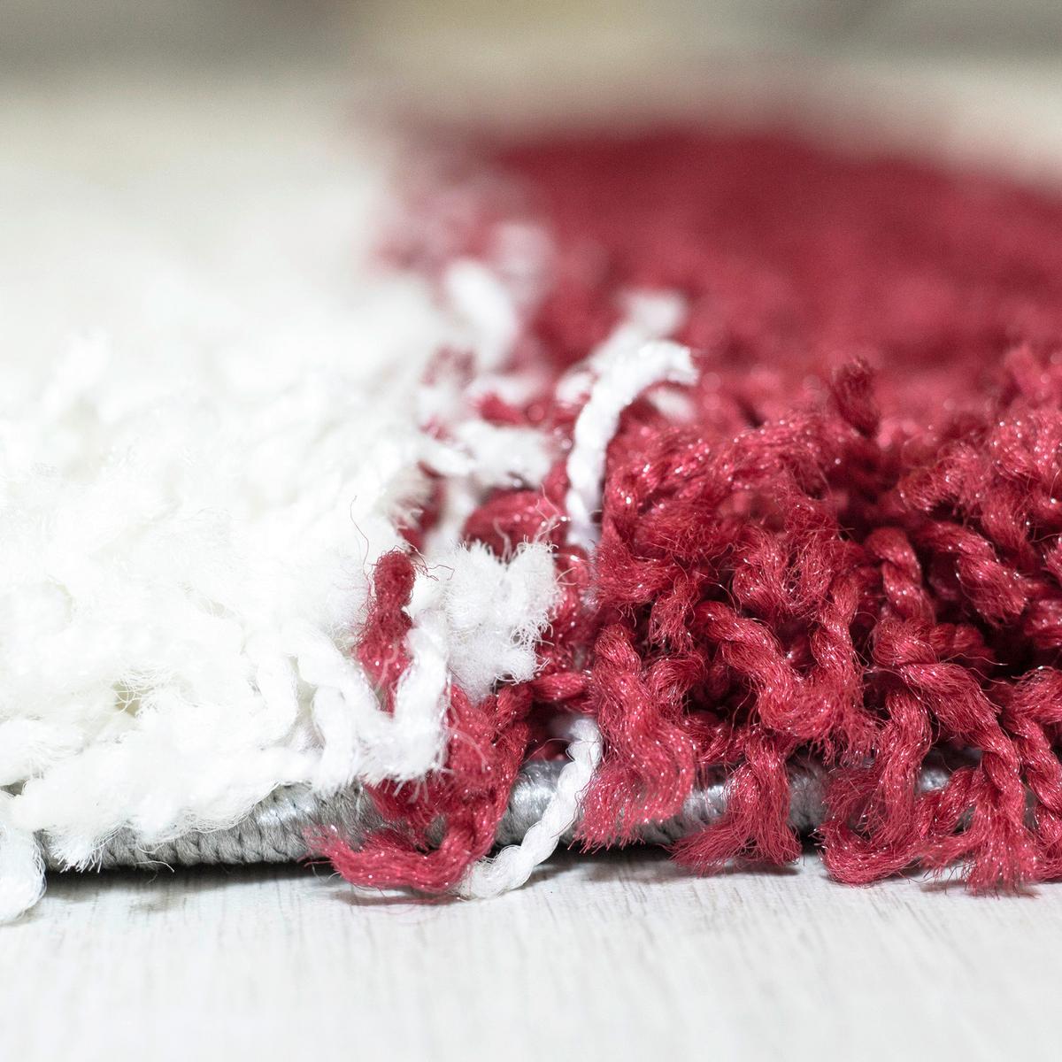 Hochflorteppich Gala Rot ca. 280x370cm - Rot, Design, Textil (280/370cm) - Novel