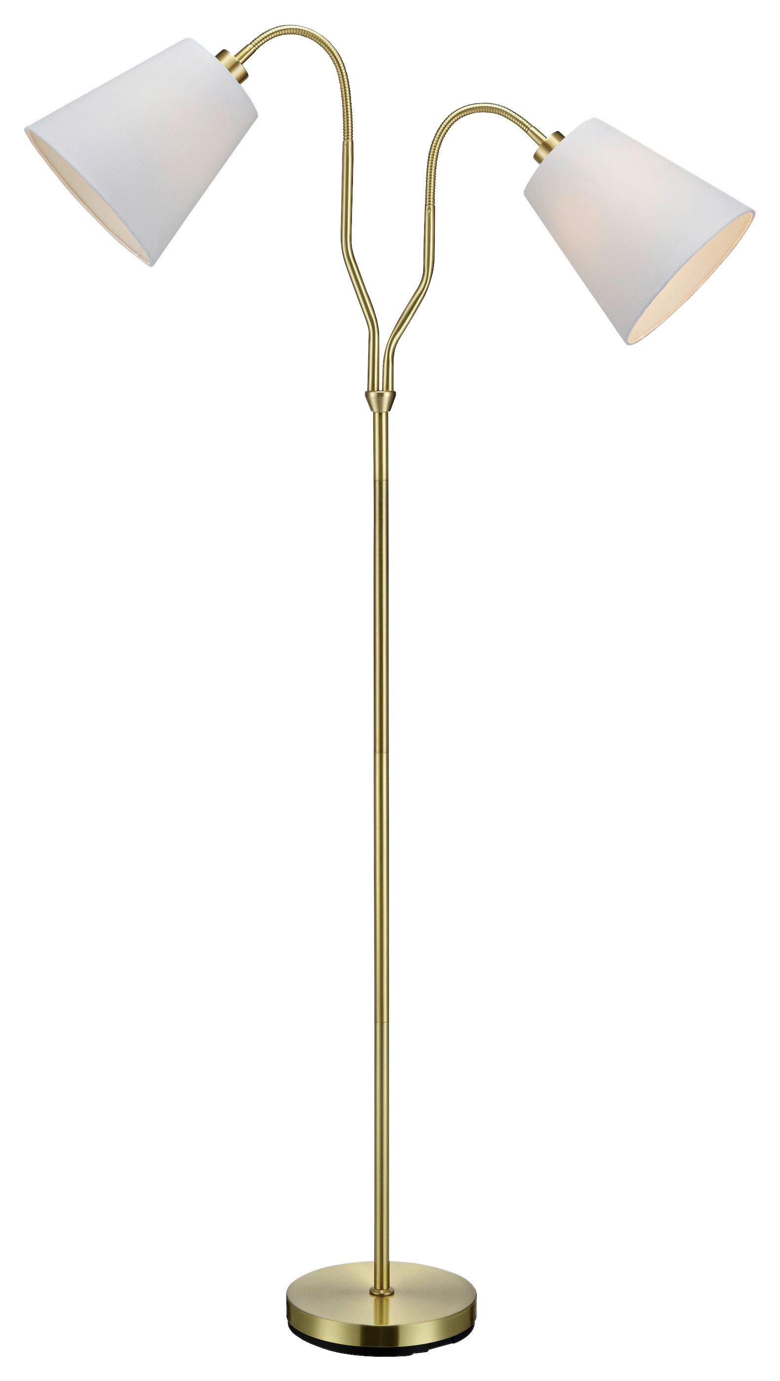 Stehleuchte Modena Messingfarben max. 60 Watt - Messingfarben, Basics, Metall (23/23/152cm) - Markslöjd