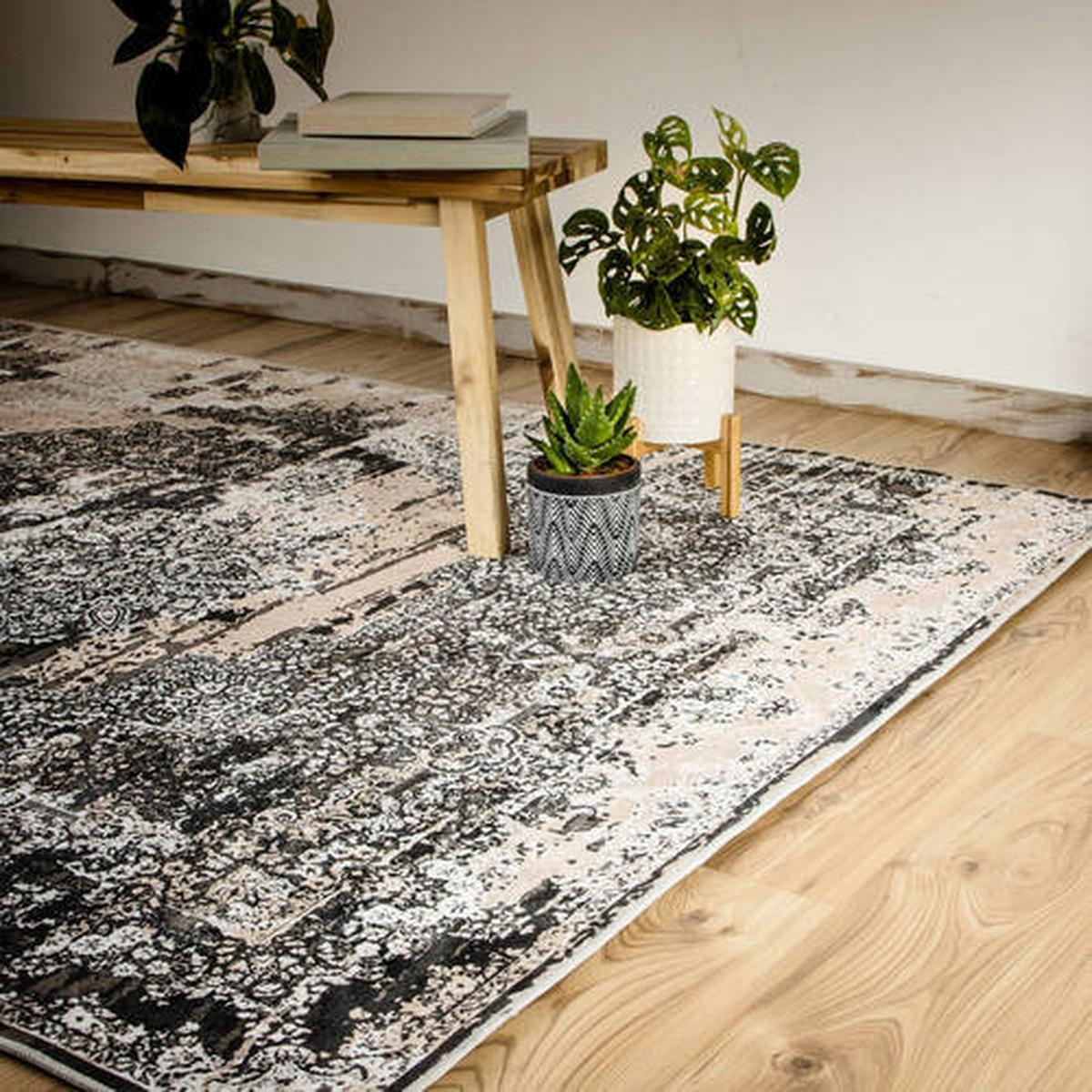 Flachwebeteppich My Tampa 134 - Beige, Design, Textil (80/150cm)