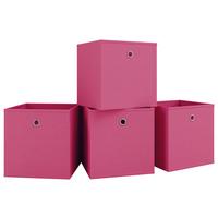 FALTBOX 4ER-BOXAS - Pink, Basics, Kunststoff (27/28/27cm) - MID.YOU