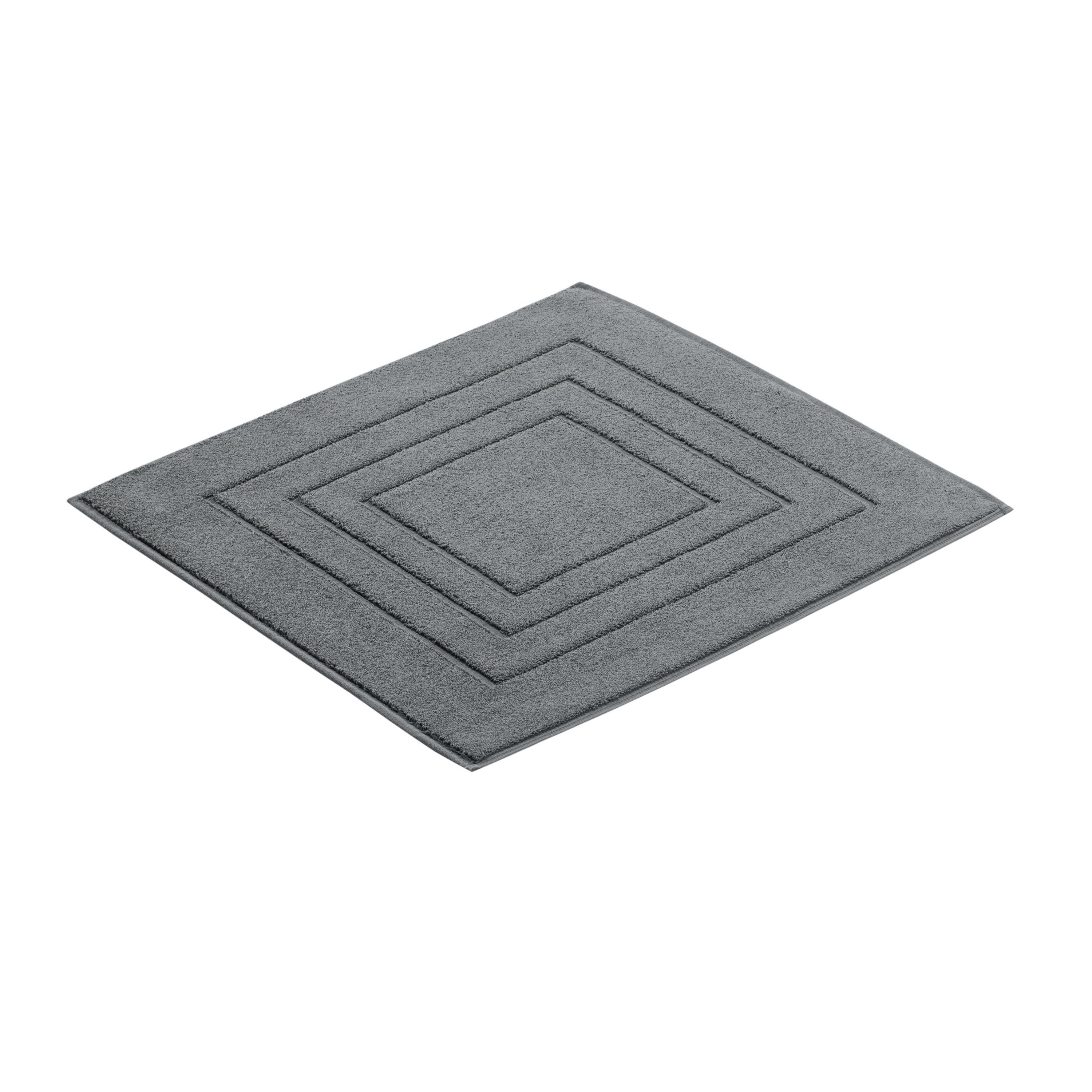 Fürdőszobaszőnyeg Feeling - krómszínű, Basics, textil (60/60cm) - Vossen