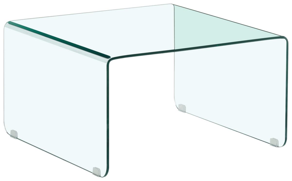 Dohányzóasztal Üveg Wing - átlátszó, Modern, üveg (70/40/70cm) - Mömax