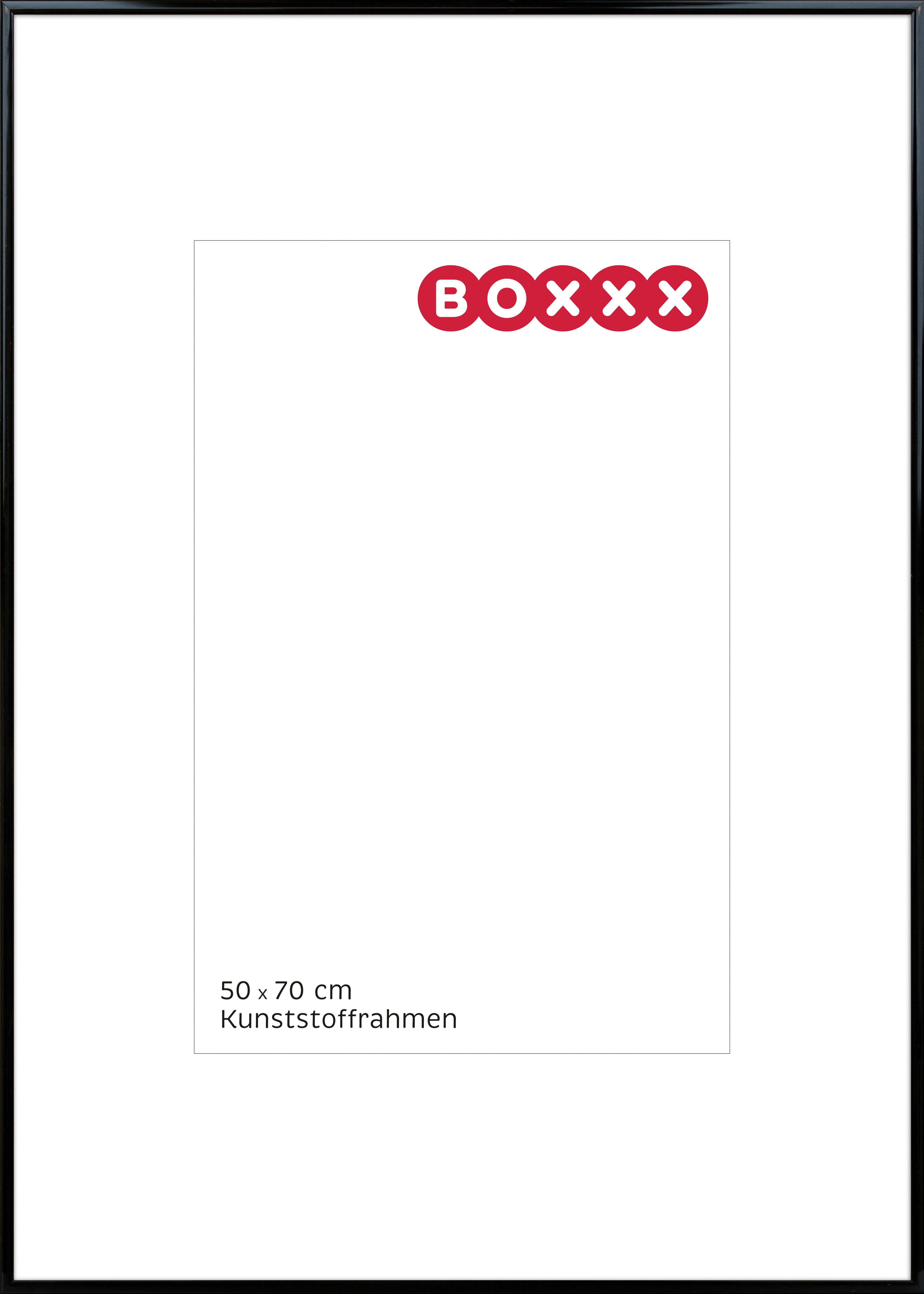 RAMKA NA ZDJĘCIA 658191 - czarny, Basics, tworzywo sztuczne/szkło (51,3/71,3/1,4cm) - Boxxx