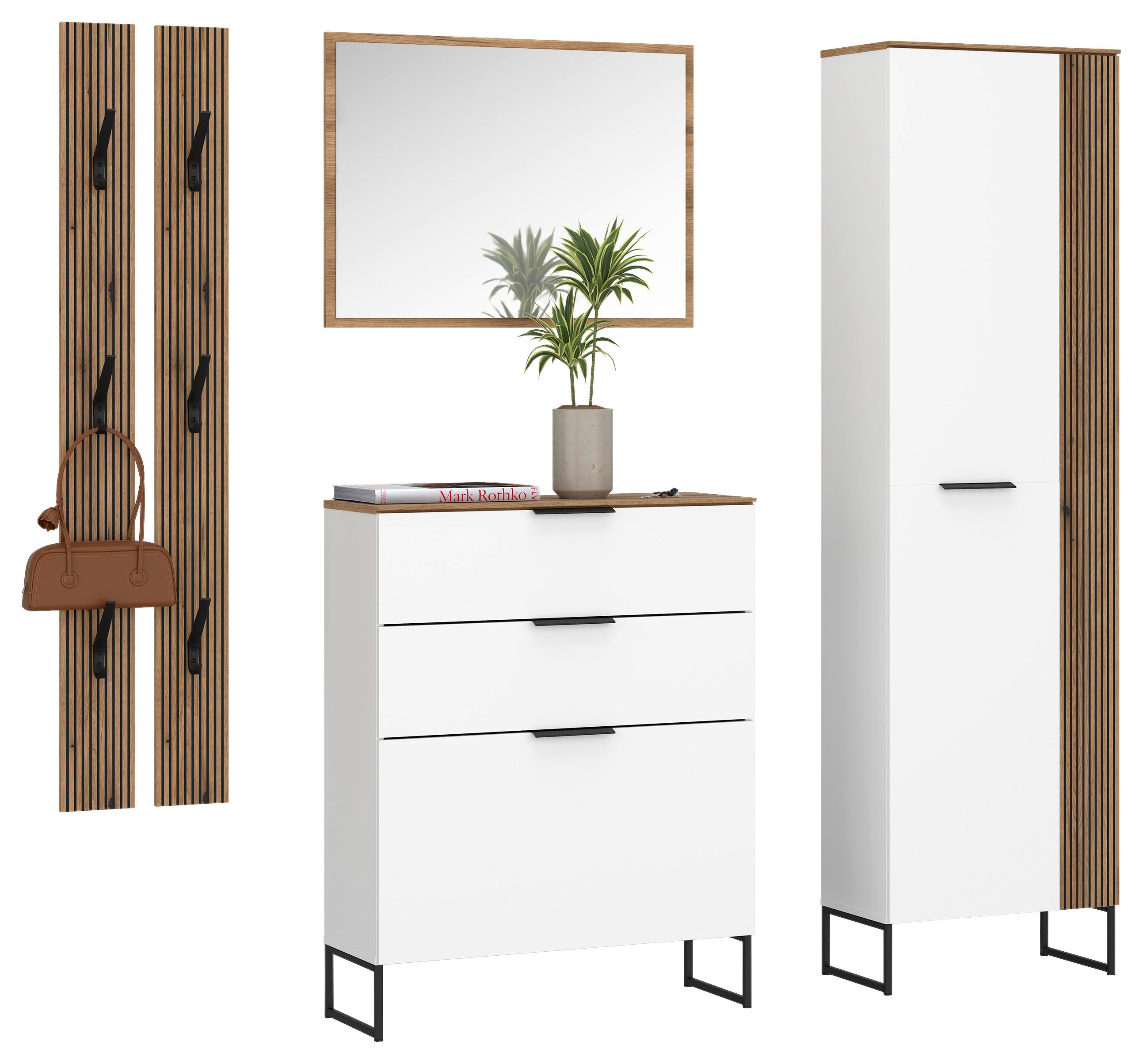 Panou cuier ALADIN - culoare lemn stejar, Modern, material pe bază de lemn (14,5/155/1,6cm) - Modern Living