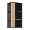 ÖVERSKÅP VENEZIA -EXKLUSIV- - ekfärgad, Lifestyle, trämaterial (35/72/25cm) - Mömax