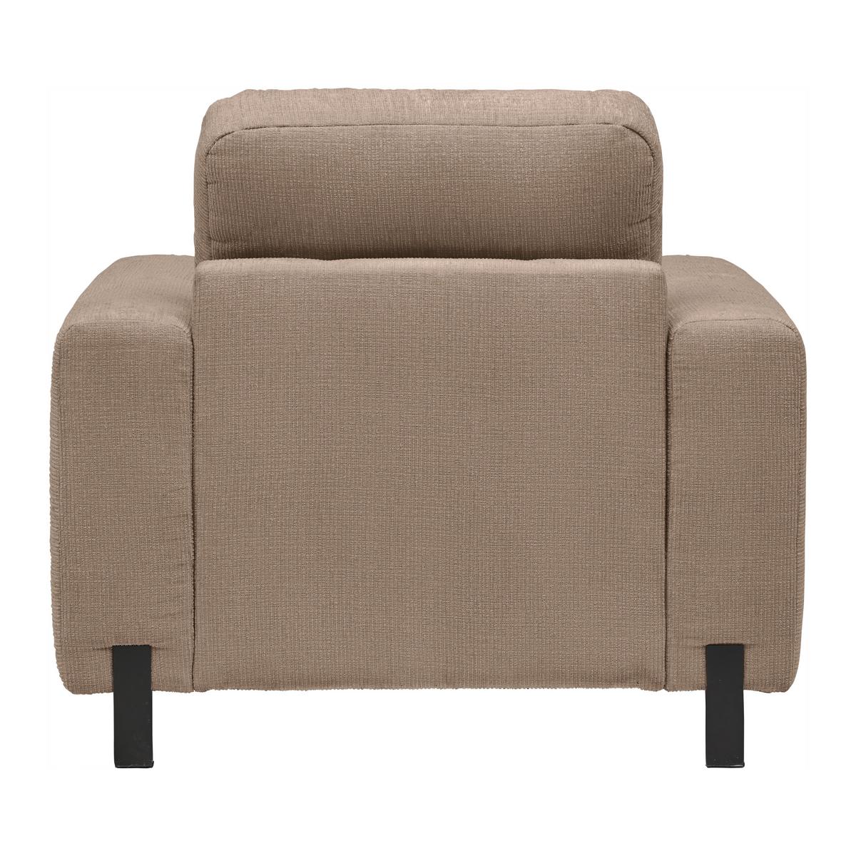 Sessel Piega Beige - Beige/Schwarz, MODERN, Textil/Metall (99/66-87/96cm) - Mömax