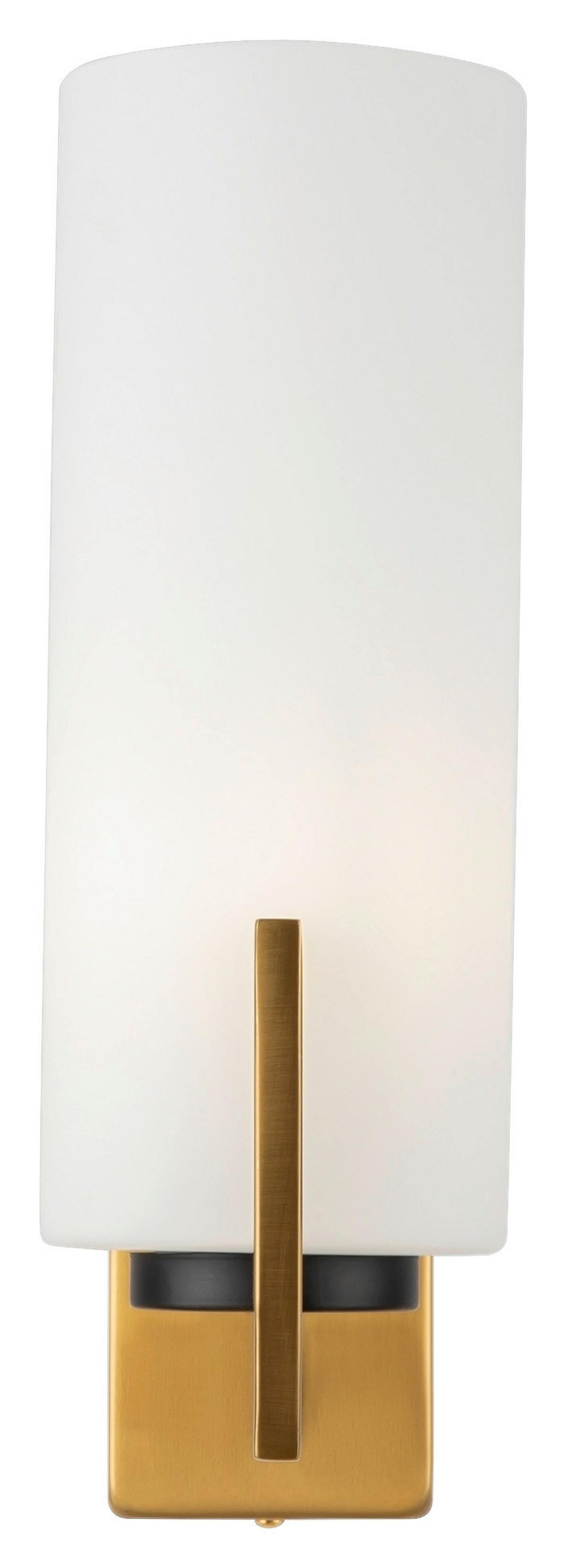 WANDLEUCHTE FORTANO - Messingfarben, Trend, Glas/Metall (10/31/18,5cm) - MAYTONI