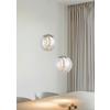 LED-HÄNGLAMPA MODERNI - pärlemor/kromfärg, Modern, metall/glas (78/25/120cm) - Mömax