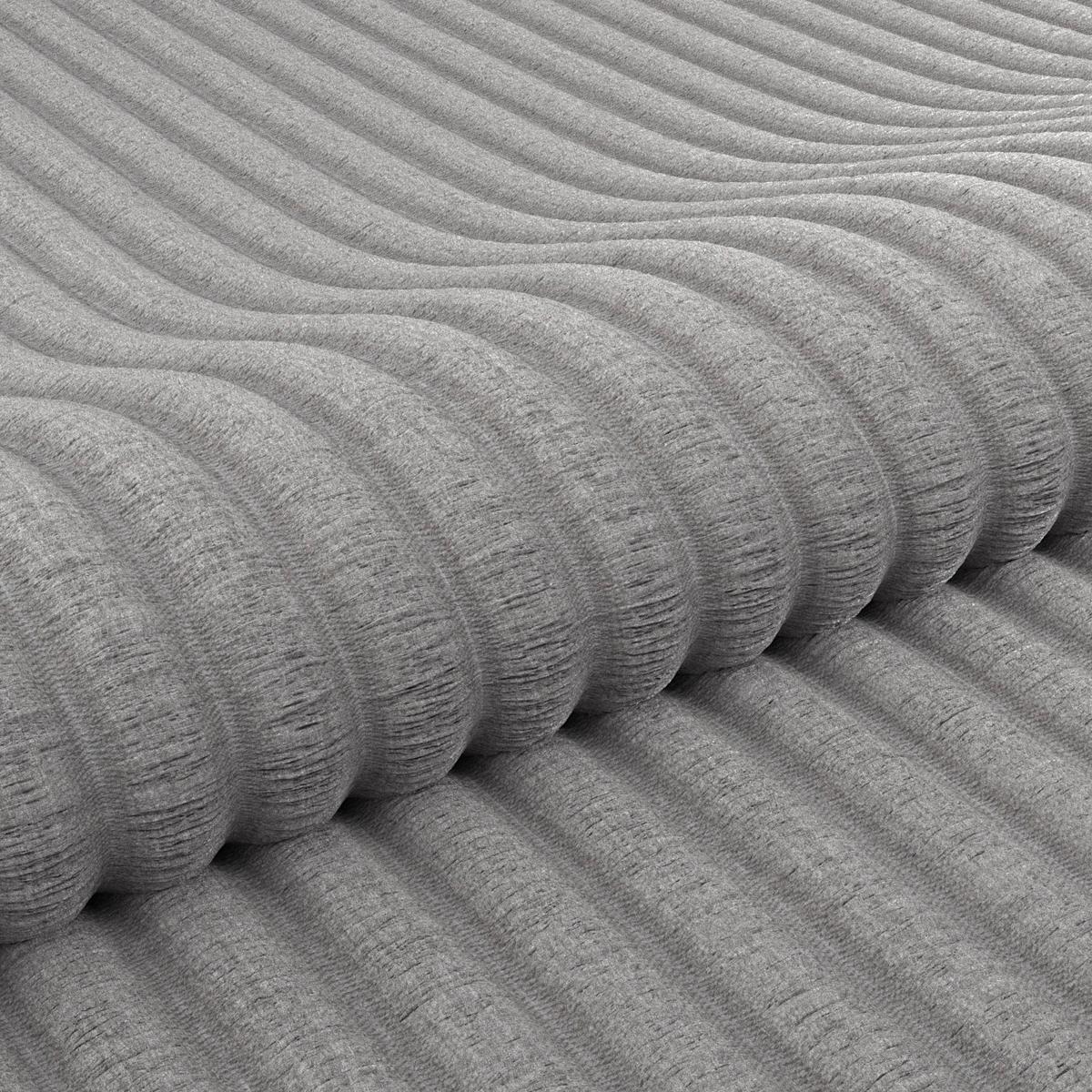 Boxspring Krevet Rossa - srebrne boje/crna, Moderno, drvni materijal/tekstil (180/200cm) - Modern Living