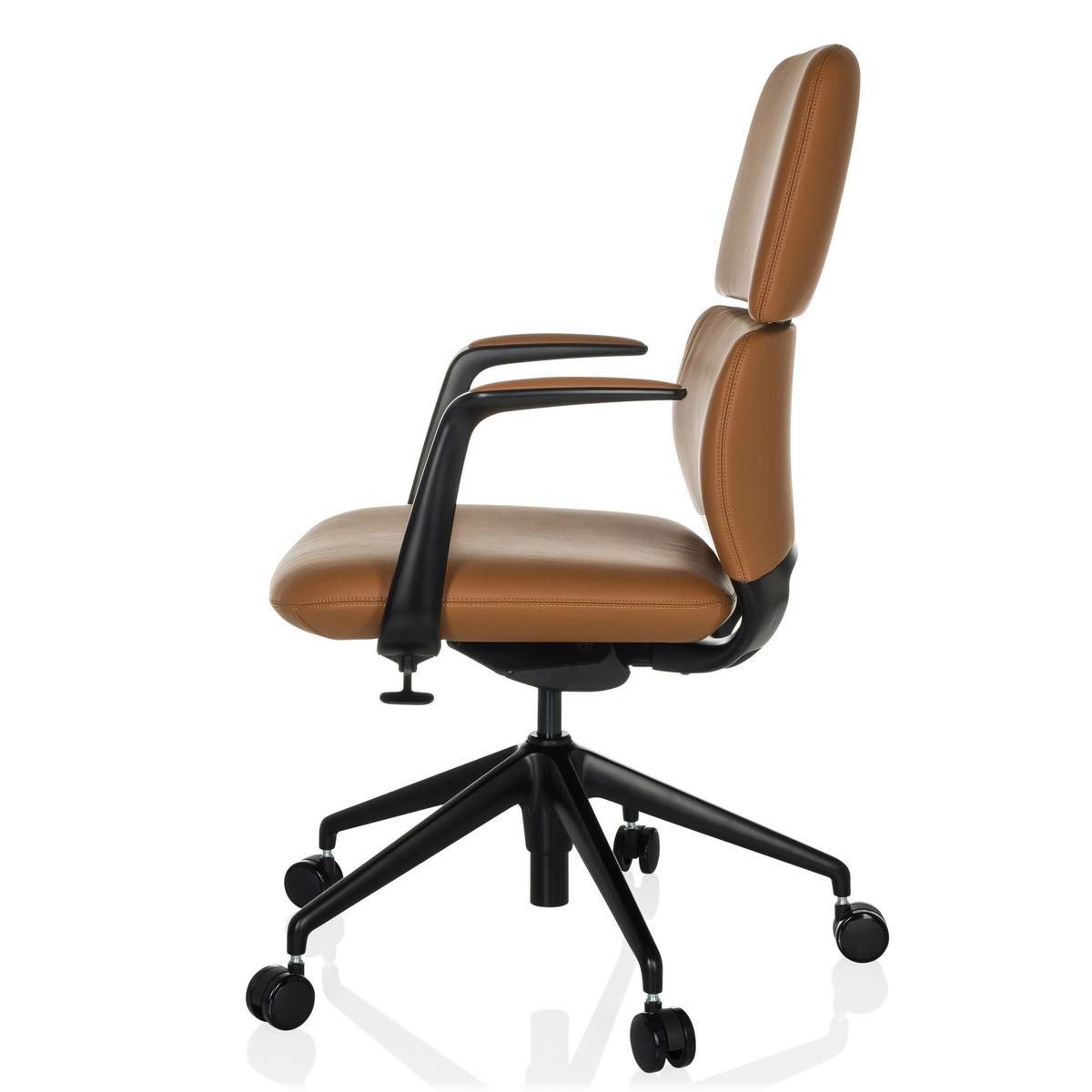 Vrtljivi Stol Atmos Designer - črna, Moderno, kovina/umetna masa (62/98-108/60cm) - MID.YOU