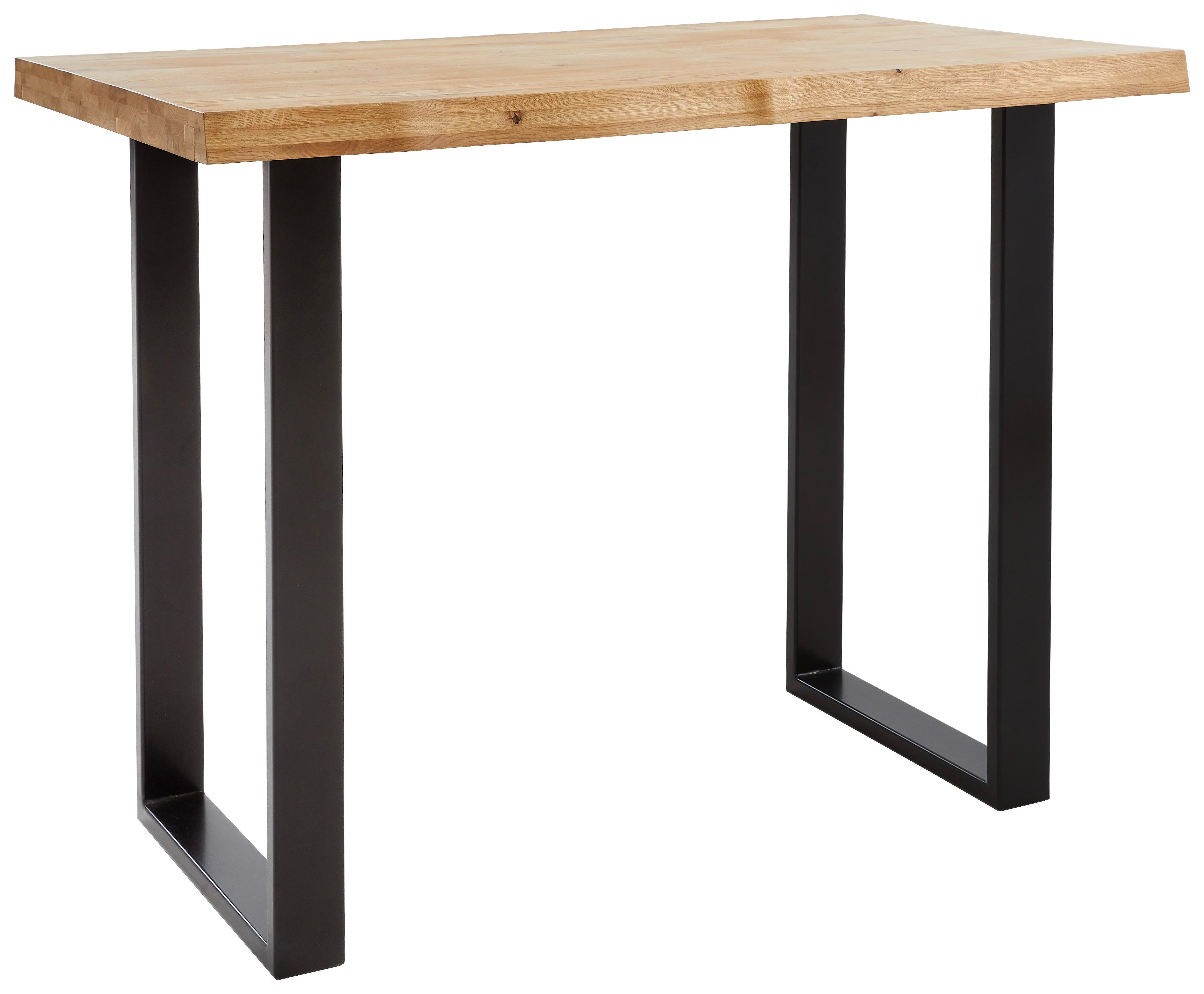 STÓŁ BAROWY COUNTRY - kolor dębowy/czarny, Natur, metal/drewno (140/80/105cm) - Landscape