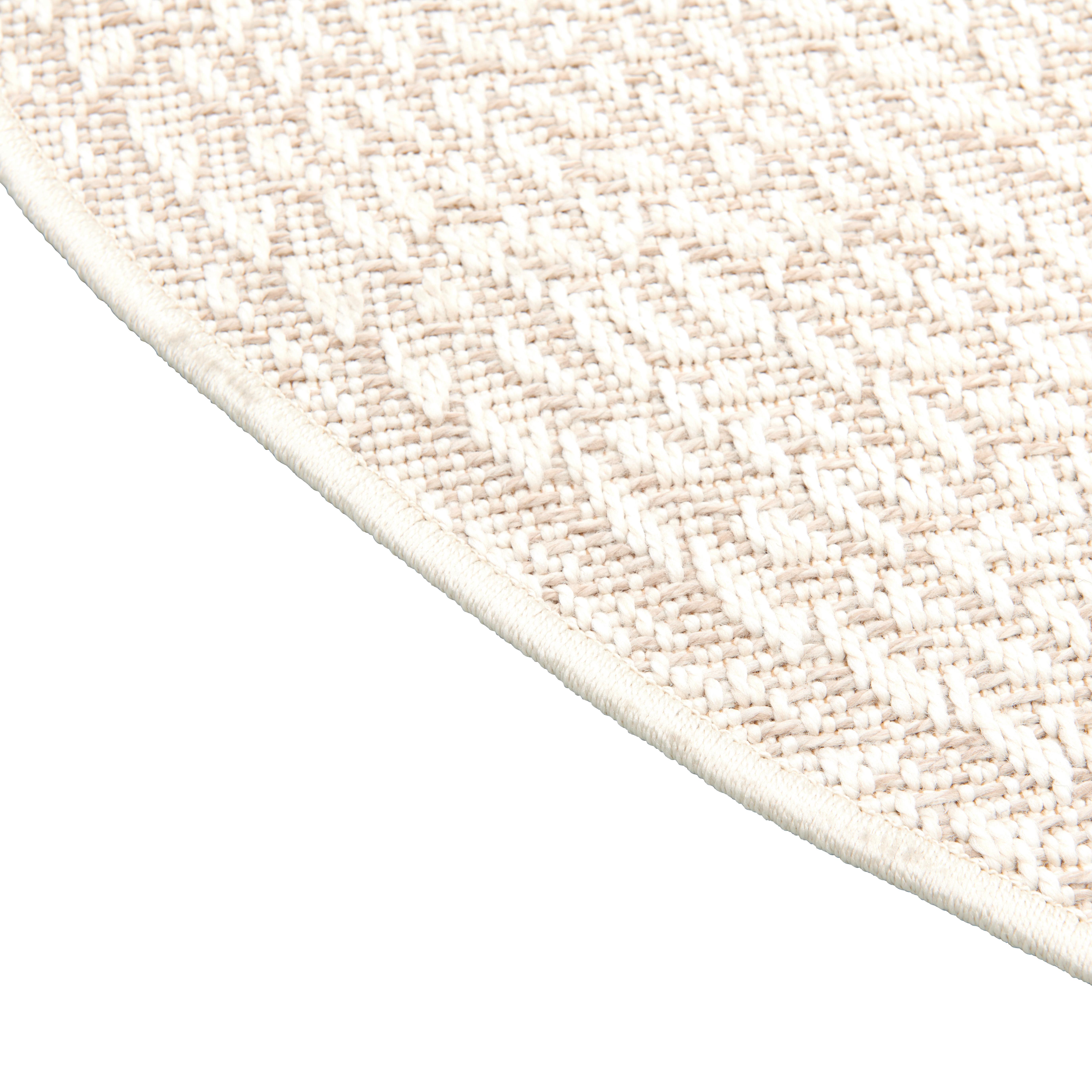 WEBTEPPICH KENZY 5004 167-CREAM - Creme, Basics, Textil (160cm) - Novel