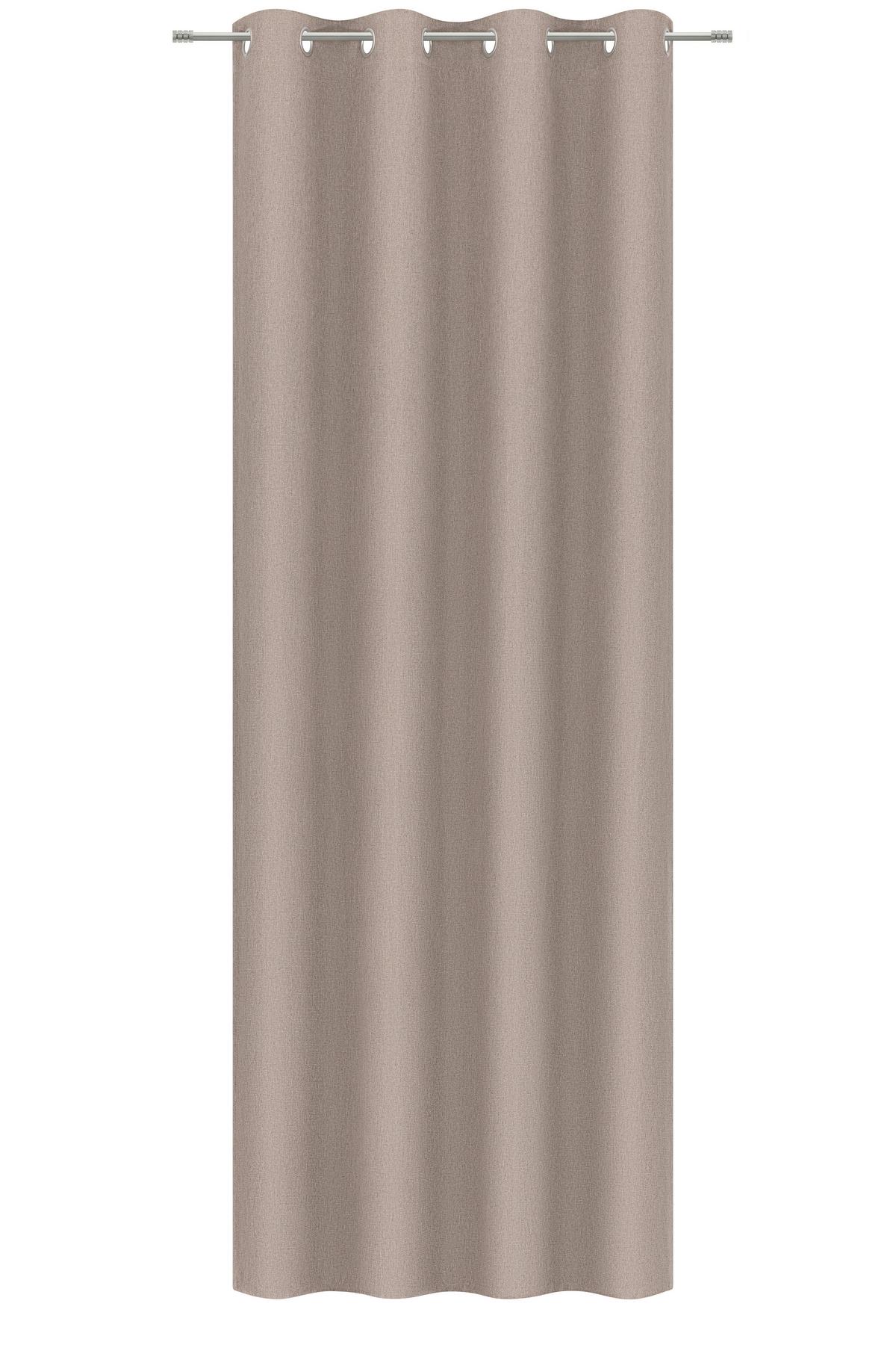 ZASŁONA NA PRZELOTKACH MINOS - taupe, Basics, tkanina (130/245cm) - Esposa