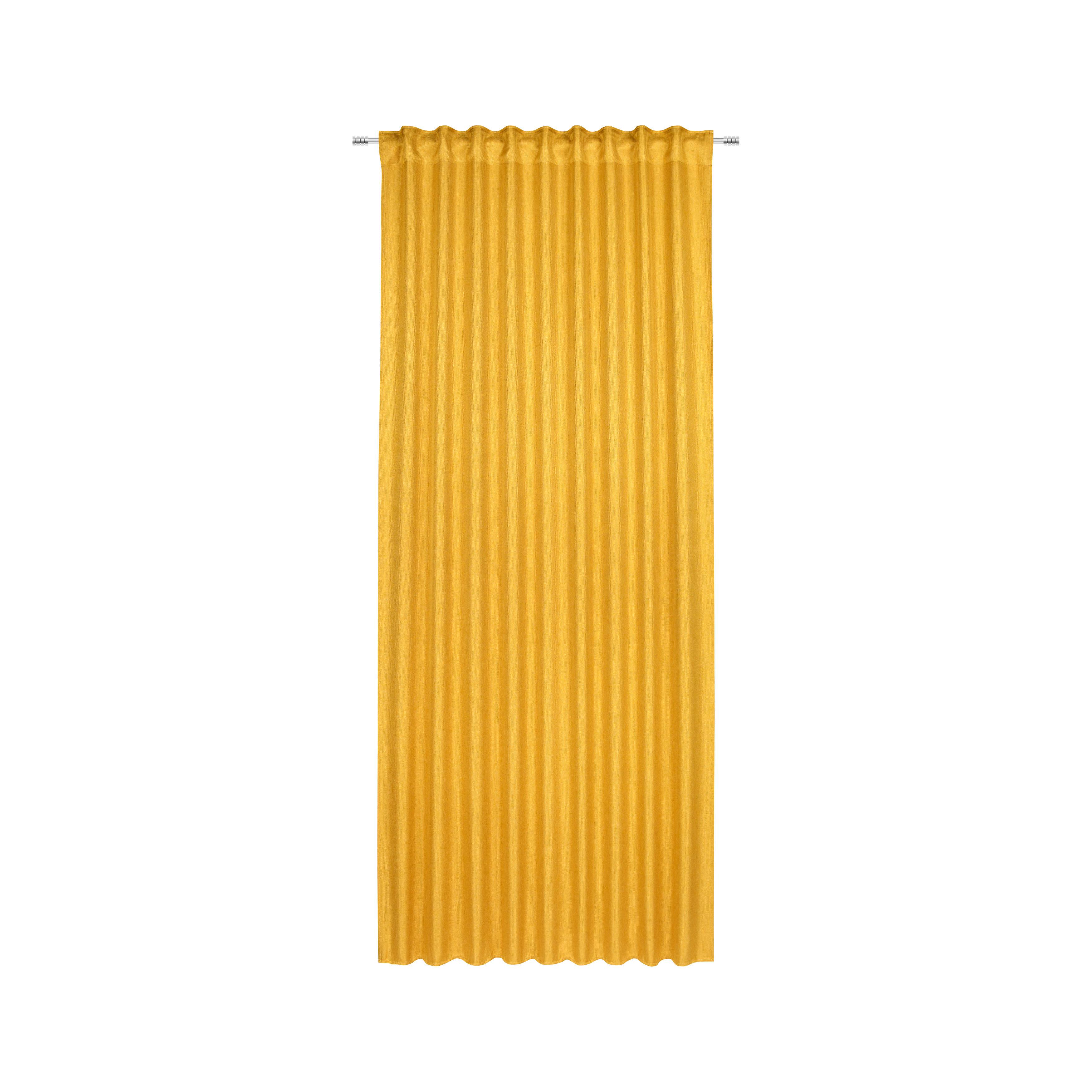 Fertigvorhang Andi ca. 140x245cm, 2 Stück - Gelb, Konventionell, Textil (140/245cm) - Modern Living