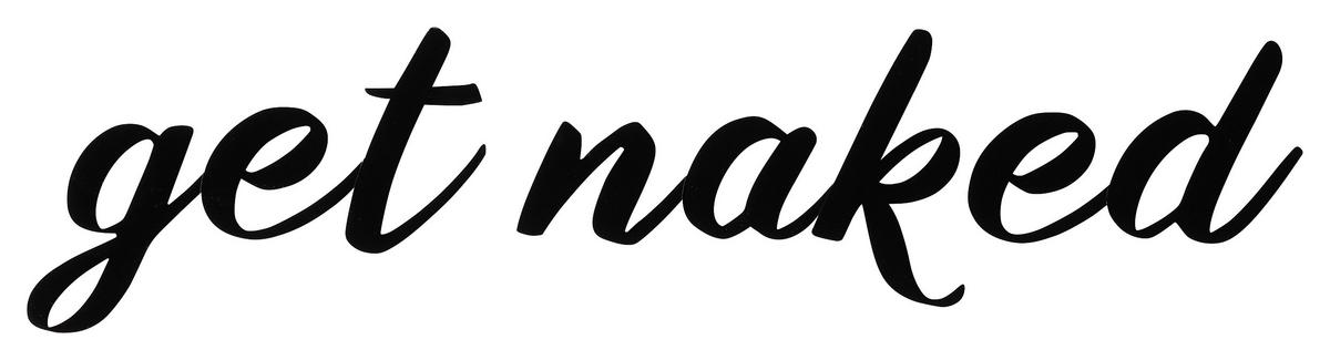 Decorațiune de perete Nadine - negru, plastic (64cm) - Modern Living