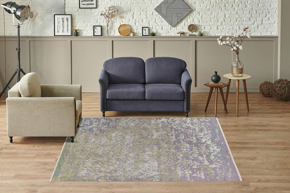 Flachwebeteppich Dilan 300 - Grün, Konventionell, Textil (160/230cm) - Kayoom