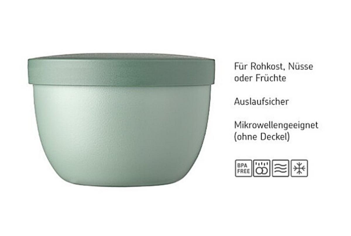 ZESTAW LUNCHOWY 107656010100 - niebieski, Konventionell, tworzywo sztuczne (21,4/10,6/19,8cm) - Mepal