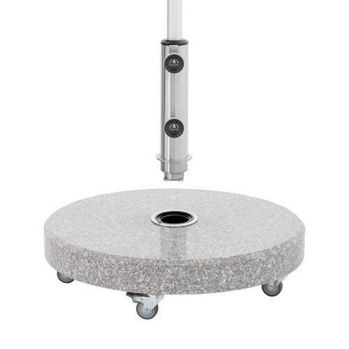 Sonnenschirmständer Expert Click it Grau - Grau, Basics, Stein (56/9/56cm) - Doppler